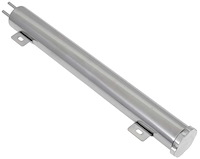 Universal Radiator Overflow Tank, 2 in. D x 17 in. L, Stainless Steel