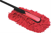 Large Car Duster Set, 24 in. Long Overall, Head 14 in. Long - Plastic Detachable Handle