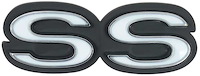 "SS" Front Grille Emblem 1973-1974 Chevy Nova SS