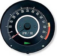 Tachometer 1967 Camaro Z28, 396/375HP
