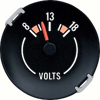 6474343 In Dash Voltage Gauge 1976-78 Camaro;