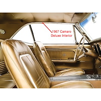 748560 Interior Headliner Side Moldings Kit for 1967 Camaro, 1968-69 Firebird
