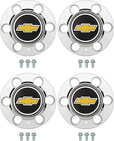 748633 Bow Tie Center Cap, 6 Lug 1976-1977 GM Truck Models