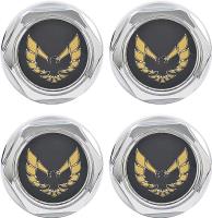 748666 Wheel Center Cap Set for 1977-1981 Pontiac Firebird Trans Am