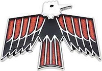 7771090 Bird Door Panel Emblem for 1968-1969  Pontiac Firebird