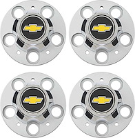 881176 Rally Wheel Cap with Bow Tie for 1974-91 Chevy Trucks, Blazer, Suburban, 1994-96 Chevy Caprice, Impala