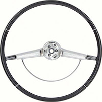 9741875 Steering Wheel with Horn Ring 1965-66 Impala; Black
