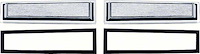 9746465 Steering Wheel Horn Button Set-1967 Nova SS, Chevelle; Deluxe Interior