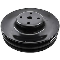 9786909 1967 Pontiac Firebird, Water Pump Pulley, 2 Groove, 7" Diameter, w/ Air Conditioning