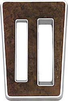 Console Shift Plate 1969 Firebird Turbo Hydromatic