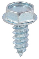A2369 #10 x 1/2" Lg Tapping Screw w/ 5/16" Hex Washer Head, Zinc