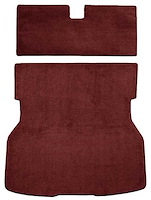 A4021B15 Rear Cargo Area Cut Pile Carpet Set With Mass Backing 1979-82 Mustang; Maroon