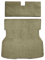 A4021B69 Rear Cargo Area Cut Pile Carpet Set With Mass Backing 1979-82 Mustang; Medium Saddle