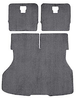 A4024A47 Rear Cargo Area Cut Pile Carpet 1983-86 Mustang Hatchback; Dark Gray
