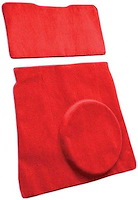 A4123621 Cargo Area Cut Pile Carpet Set 1976 Mustang II; Firethorn