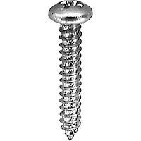 A5625 Phillips Pan Head Tapping Screw, Silver Zinc, # 8 X 5/8" L