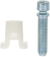 A5789 Headlight Adjustment Screw 1962-71 GM Headlight 1/4"-28 x 1" Adjustment Screw with Nylon Nut