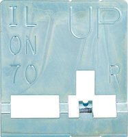 A8600100 Radiator Tag for 1970 Firebird, Trans Am