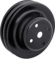 A8600103 1970 Firebird, Trans Am; Water Pump Pulley; V8; 2 Groove; with AC; 5-9/16 in. Dia.; 350, 400, 455; 480512