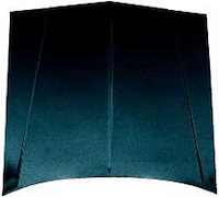 B1357 Hood Assembly-1980-90 Chevrolet Impala, Caprice; Steel; Bolt-On; EDP Coated