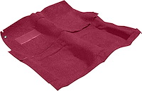 B1723P49 Molded Cut Pile Carpet Set 1974-76 Impala/Full Size 2-Door Light Oxblood