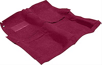 B2020B49 Molded Loop Carpet 1965-70 Impala, Bel Air, Caprice; 2-Door; With Auto Trans; Medium Red
