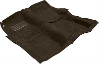 B2723B71 Molded Loop Carpet Set With Mass Backing 1971-73 Impala/Full Size 2-Door Dark Brown