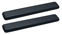 B99142 Front Arm Rest Pads 1962-64 Impala, Bel Air, 2 door, Black, RH & LH: Pair, Urethane Reproduction