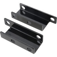 BBK002B 1955-58 GM Passenger Car; Power Brake Booster Brackets;for Boosters with 3-3/8 in. Square Bolt Pattern; Black