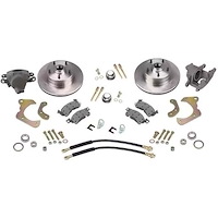BK2014A 1965-68 Impala, Bel Air, Biscayne, Caprice; Front Disc Brake Conversion Set; For Stock Spindles; w/ Plain 11 in. Rotors