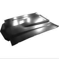 Cowl Induction Hood for 1970-1972 Chevy Monte Carlo [Stamped Steel, Black EDP Coated]
