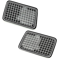 BP1108S 1970-72 Buick Skylark, GS, GS 455; Chrome Hood Grille Inserts: Pair