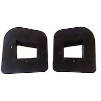 BP12797S 1969-72 Buick Skylark, GS, GS 455, 1969 GS 350, GS 400; Ram Air Hood Seal Scoop Plates; Pair