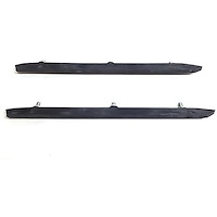 BP1353C 1970-72 Chevrolet Chevelle, El Camino; Front Bumper Guard; Impact Strip; Pair