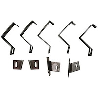BP2036G Rear Bumper Valance Panel Bracket Set for 1970-1972 Pontiac GTO, LeMans [9-Piece]
