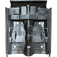 BP6045Z Full Floor Pan Assembly; 1968-72 Chevelle, Monte Carlo, Skylark, Cutlass, GTO; With Bucket Seat Support Bracing; With