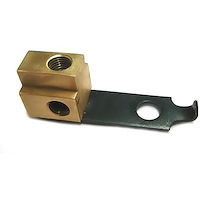 BR5336Z 1966 Various GM Applications; Brass Brake Distribution Tee Block With Bracket