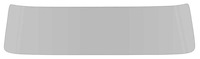 BT55592Y Back Window Glass; 1955-59 (2nd Series) GM Pickup; For 16" x 64" Wraparound Window; Smoke Gray
