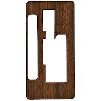 CP1561G 1969-72 GTO, Lemans, 1969-70 Tempest; Automatic Transmission; Hurst Dual Gate Shifter; Top Plate; Woodgrain Insert