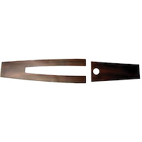 CP5615S 1970-72 Buick Skylark, GS; Console Door/Lid; Woodgrain Insert; 2 Pieces