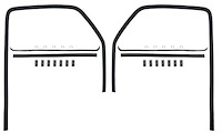 CR1055 1947-50 Chevrolet, GMC Truck; Windowfelt Glass Run Set, without Division Bar; 6 Piece