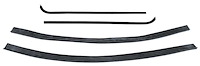 CR1068 1951-54 Chevrolet, GMC Pickup Truck; Window Felt/Belt Line Weatherstrip Set; Inner and Outer; 4-Piece