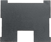 CX1106 1955-59 Chevrolet/GMC Truck; Heater Control Lens Backing Plate