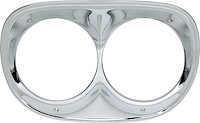 CX1433 1958-59 Chevrolet, GMC Truck; Headlamp Bezels; Pair