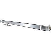 CX9278 Cab Molding Set 1973-80 Chevy Pickup Truck, Black Stripe: with Hardware, 3 Piece Set