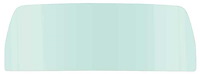 DB4962T Rear Tailgate Glass Window 1973-91 Chevy, GMC Suburban; Tempered; Light Green Tint