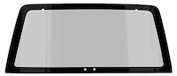 DB6566Y Rear Liftgate Glass 1983-91 S-10 Blazer, S15 Jimmy; Non-Heated; 4-Hole; Dark Gray Privacy Tint