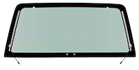 DB6866T Rear Liftgate Glass 1983-91 S-10 Blazer, S15 Jimmy; With Heated; 4-Hole; Light Green Tint