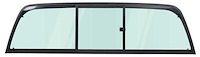 DY90000T 1994-2002 Dodge Ram Pickup; Sliding Glass Rear Window; Light Green Tint