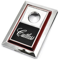 EM1806T Trunk Lock Bezel for 1980-87 Oldsmobile Cutlass, Cutlass Supreme